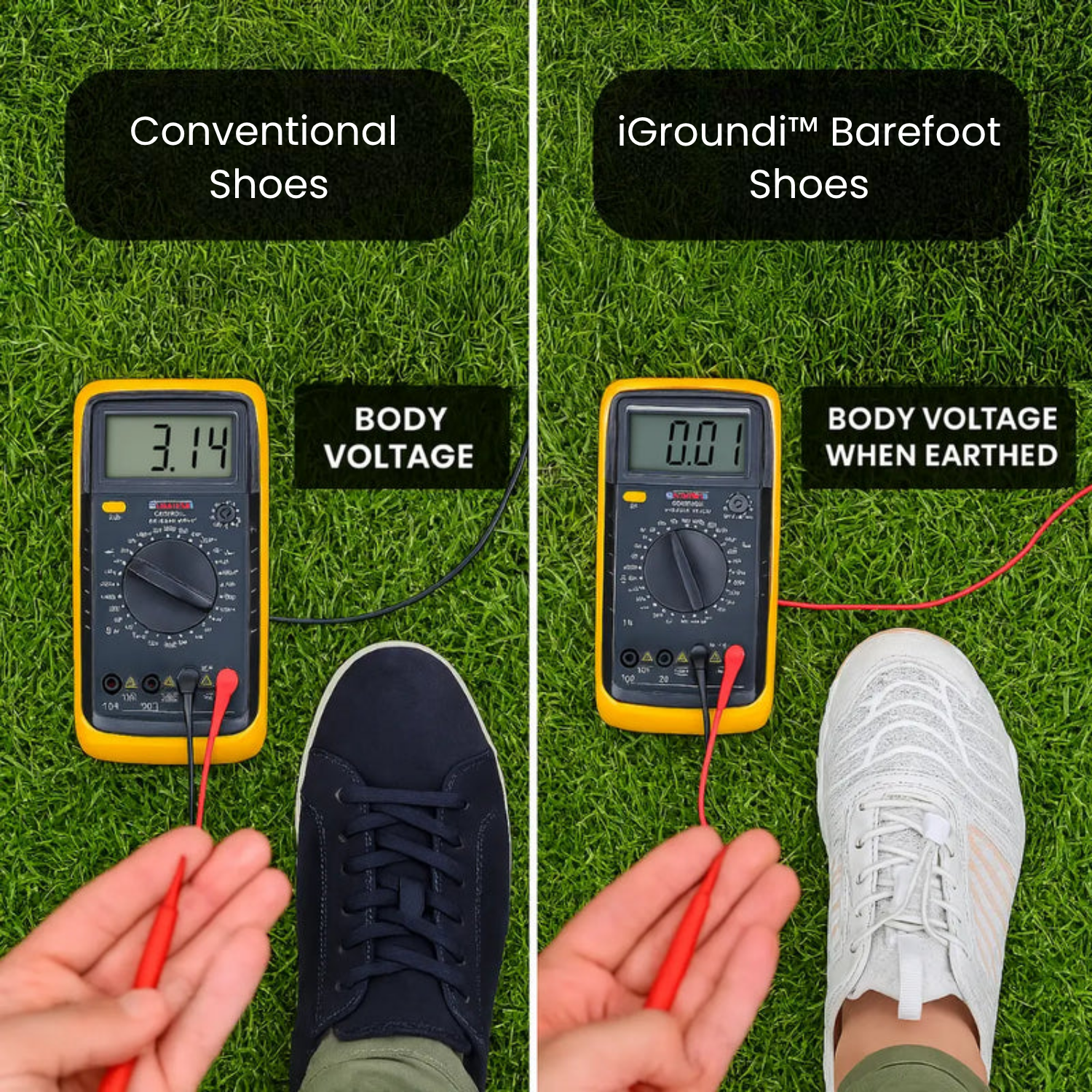 iGroundi™- Copper-Grounded Barefoot Shoes for Natural Balance (Unisex)