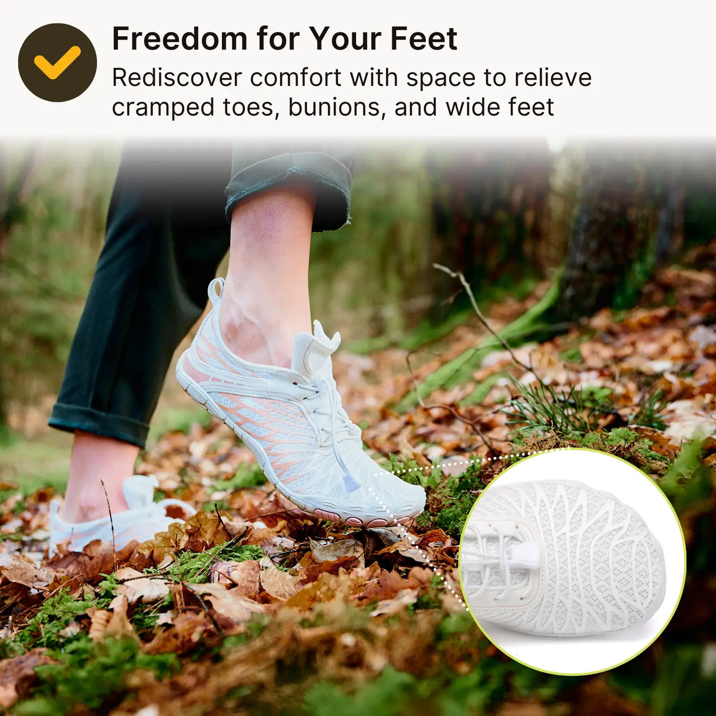 iGroundi™- Copper-Grounded Barefoot Shoes for Natural Balance (Unisex)